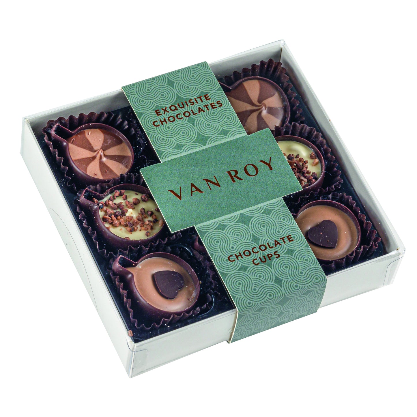 Cup of Elegance: Luxury Chocolate Cup Selection in 9-Choc Grey Base