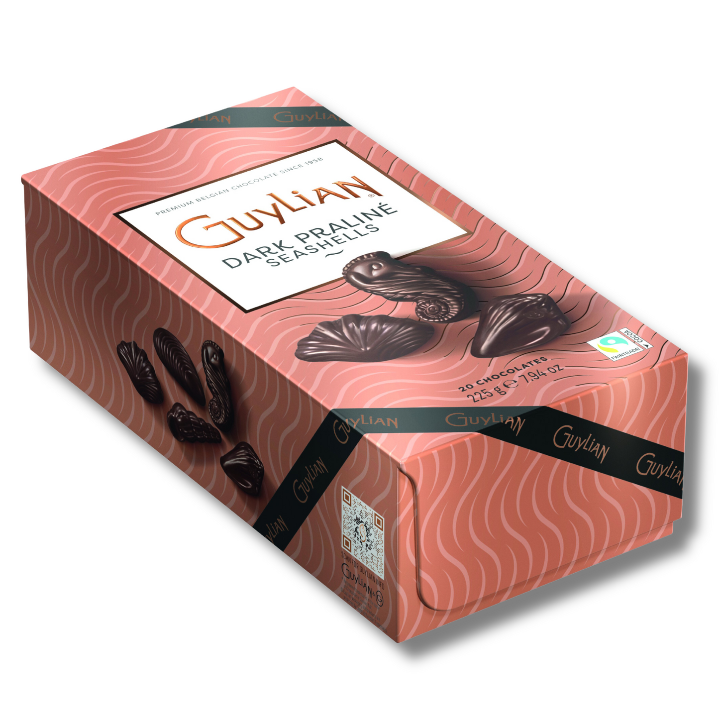 Dark Elegance: Guylian's Luxe Gift Box of Dark Praline Seashells