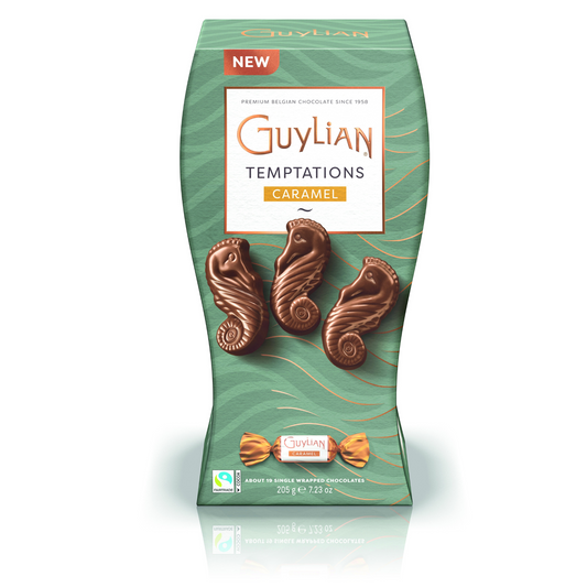 Golden Tides: Guylian's New Caramel-Filled, Twist-Wrapped Seahorses