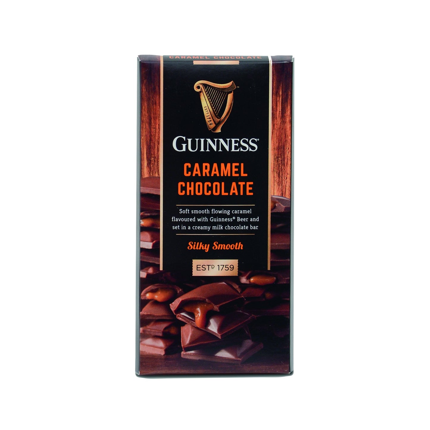 Guinness Delight: Irresistible Milk Chocolate & Caramel Bar