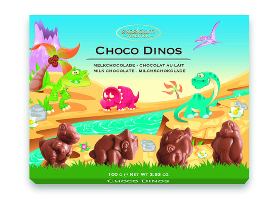 Jurassic Joy: Excelcium's Milk Chocolate Dinosaur Collection