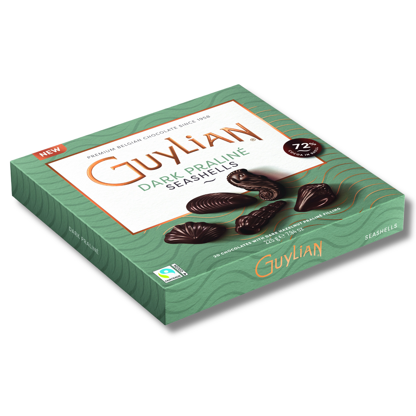 Midnight Marvel: Guylian's New Dark Chocolate Praline Seashells in Deluxe Box