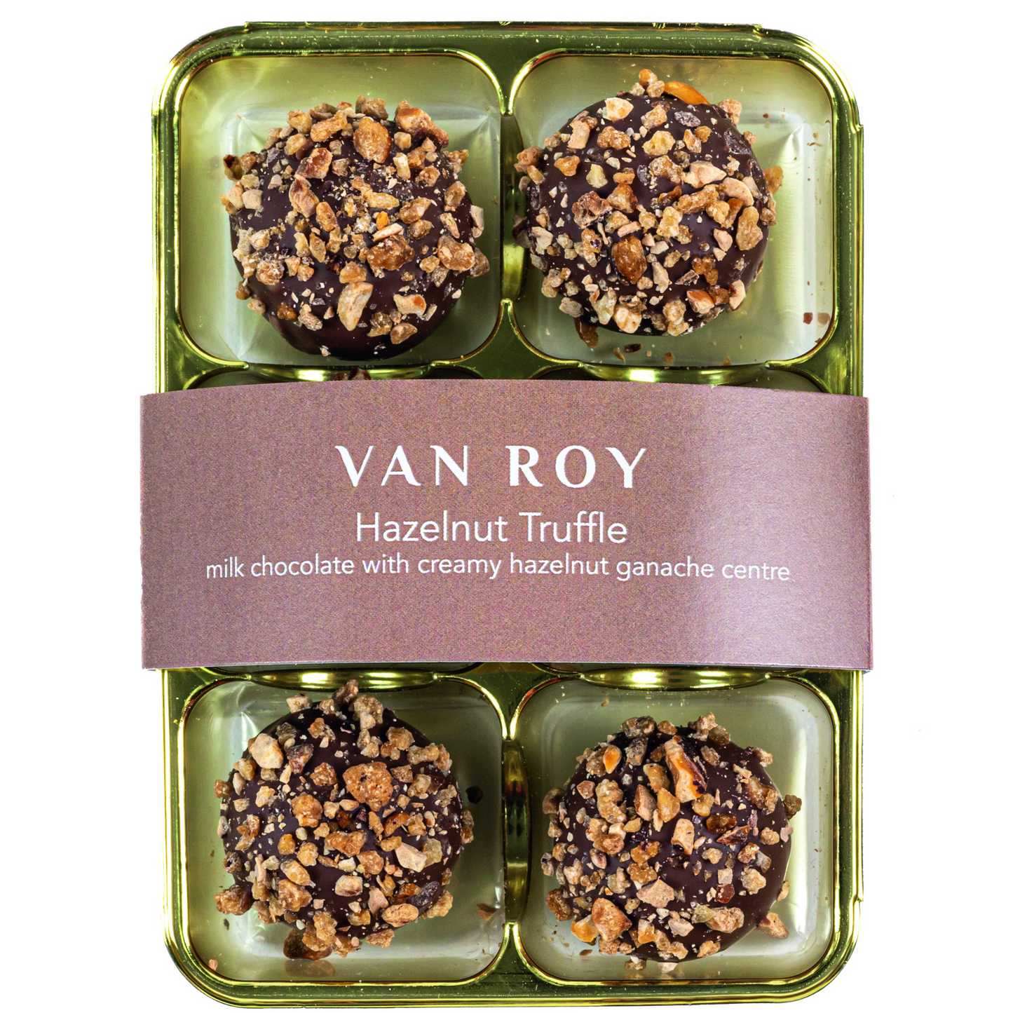 Nutty Elegance: Van Roy's Latest 6-Pack of Hazelnut Truffles