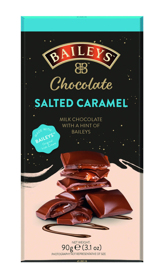 Salted Caramel Sensation: Baileys-Infused Chocolate Truffle Bar