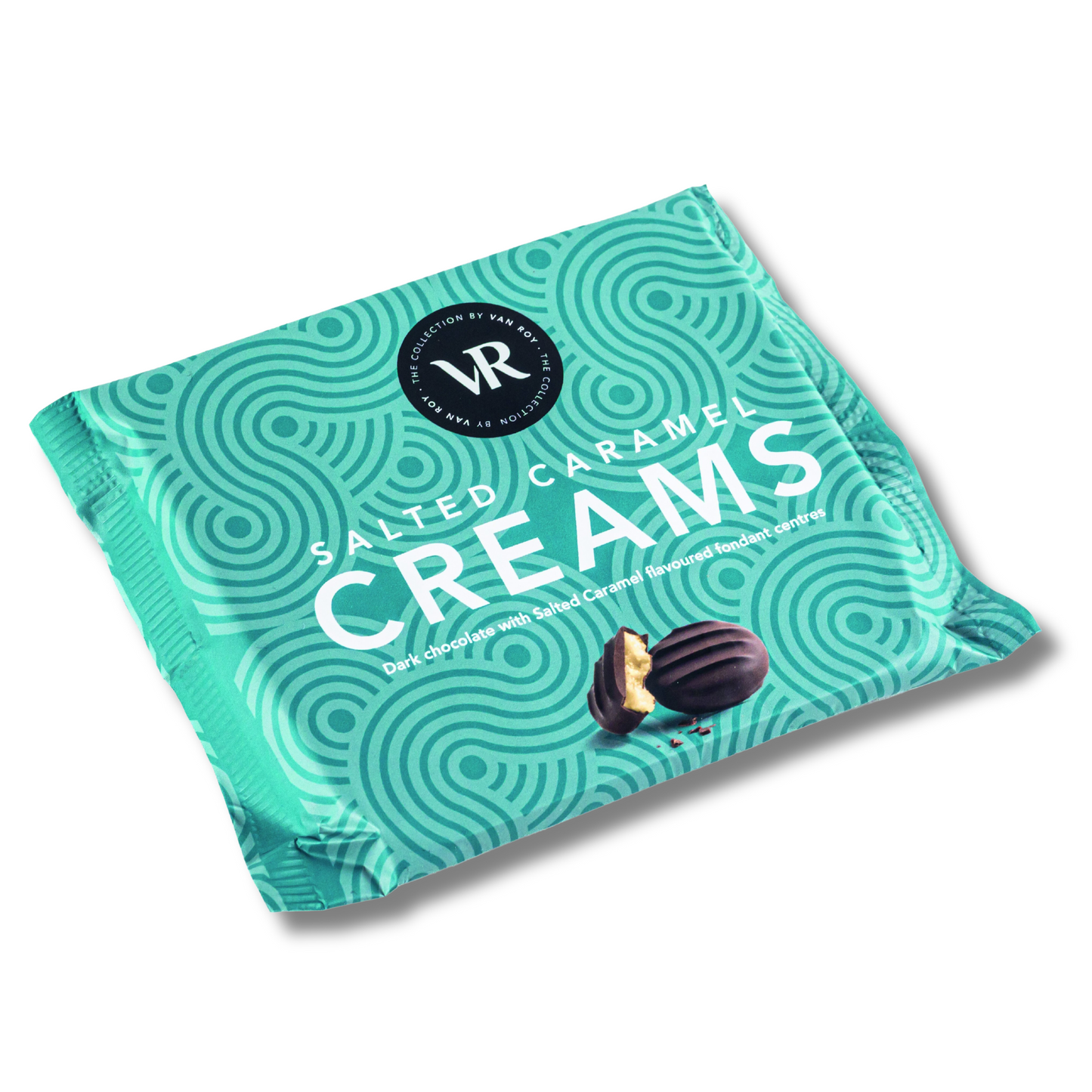 Salted Euphoria: Van Roy Salted Caramel Fondant Creams in Dark Chocolate Square Pack