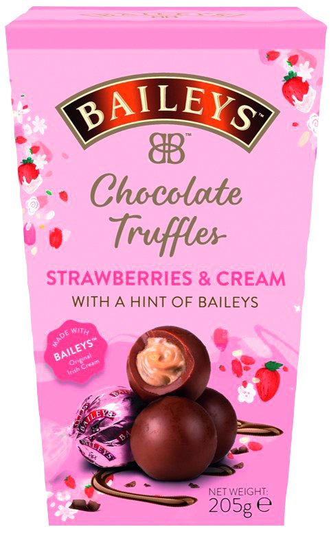 Strawberry Fields of Cream: Baileys-Infused Truffle Delights